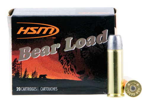 104845.jpg HSM 454C4N20 Bear Load 454 Casull 325 gr Wide Flat Nose 20 Per Box/ 20 Case