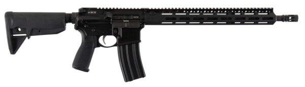 BCM 750750 RECCE-16 MCMR 223 Rem,5.56x45mm NATO 16" 30+1 Black Hard Coat Anodized, Manganese Phosphate, 6 Position Stock, Bravo Mod 3 Grip