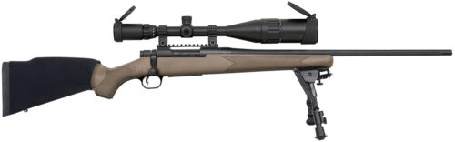 109211.jpg Mossberg 28019 Patriot Night Train 6.5 Creedmoor 5+1 24" Matte Blued Flat Dark Earth Right Hand 6-24x50mm Scope