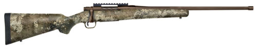 109216.jpg Mossberg 28044 Patriot Predator 243 Win 5+1 22" Patriot Brown Cerakote 4.49" Fluted Barrel Patriot Brown Cerakote Steel TrueTimber Strata Right Hand