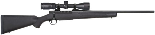Mossberg 28054 Patriot  25-06 Rem Caliber with 5+1 Capacity, 22" Fluted Barrel, Matte Blued Metal Finish & Black Synthetic Stock Right Hand (Full Size) Includes Vortex Crossfire II 3-9x40mm Scope