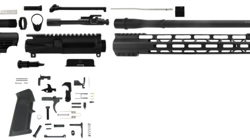 TacFire SSRK300LPK AR Build Kit  Sports South Exclusive 300 Blackout AR-Platform Black Nitride 1/2"x28