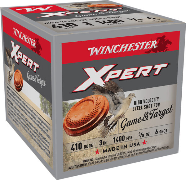 116821 Winchester Ammo WE413GT6 Super X Xpert High Velocity 410Gauge 3" 3/8oz 6Shot 25 Per Box/10 Case
