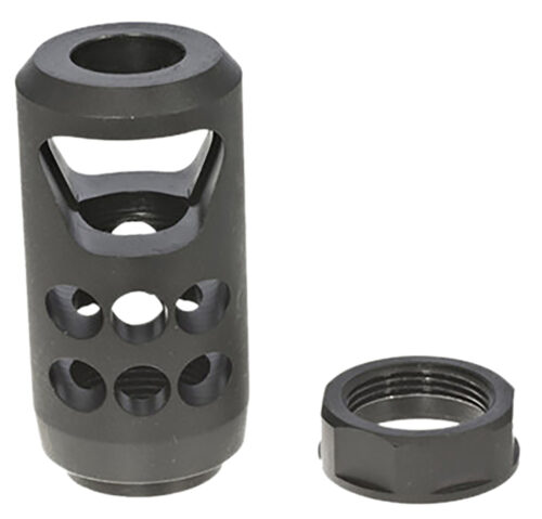 Ruger 90641 American Muzzle Brake Black Matte Steel 11/16"x24 Threads, 2.20" OAL, 1" Diameter 45-70 Gov/450 Bushmaster