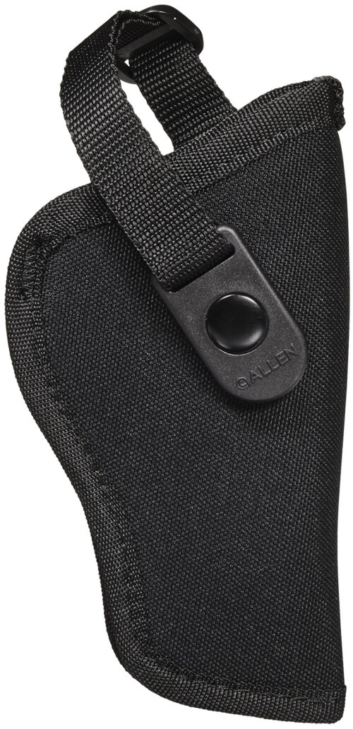 Allen 44801 Cortez  Size 01 OWB Style Black Polyester, Adjustable Strap & Belt Loop Mount Type fits 3-4" Barrel Medium Autos Right Hand