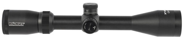 124437.jpg Konus 7212 Konus-LX Matte Black 3-9x 40mm 1" Tube 30/30 Duplex Reticle For 350 Legend