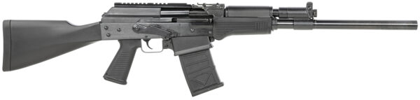 JTS Shotgun M12AK M12AK  12 Gauge Semi-Auto 3" 5- 2.75" Shells, 18.70" Black Steel Barrel, Black Receiver, Black Fixed Synthetic Stock, Black Polymer Grip