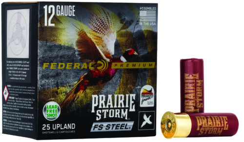 Federal PFSX143FS4 Premium Prairie Storm FS 12Gauge 3" 1 1/8oz 4Shot 25 Per Box/10 Case