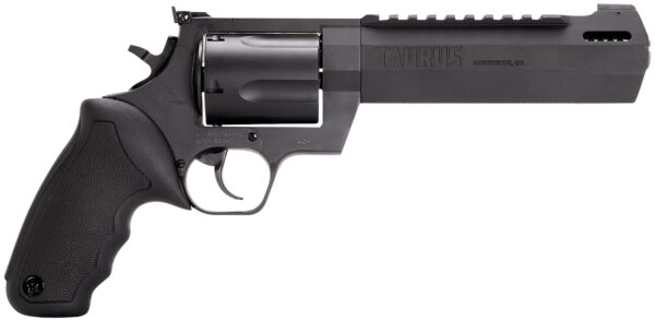 Taurus 2460061RH Raging Hunter  460 S&W Mag 5rd 6.75" Matte Black Barrel Matte Black Oxide Steel Cylinder & Frame Black Rubber with  Integrated Cushion Insert Grip