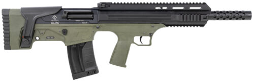 132094.jpg ATI ATIG12BDG Bulldog 12 Gauge Semi-Auto 3" 5+1 18.50" Black Steel Barrel, Black Aluminum Receiver, Picatinny Rail, Green Fixed Bullpup Stoc & Grip