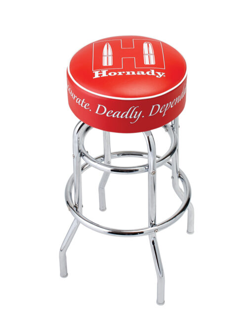 132156.jpg Hornady 99103 Reloading Bench Stool Chrome Red Chromed Steel Vinyl