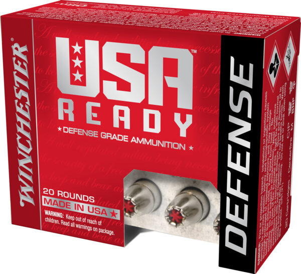 132188.jpg Winchester Ammo RED45HP USA Ready 45ACP 200gr Hex Vent Hollow Point 20 Per Box/10 Case
