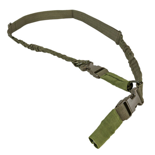 132536.jpg NcStar AARS21PG VISM Sling Green Nylon Strap w/Elastic Shock-Cord 55"-72" OAL Adjustable Bungee