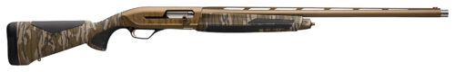 134954.jpg Browning 011743205 Maxus II Wicked Wing 12 Gauge 3.5" 4+1 26" Burnt Bronze Cerakote Barrel & Receiver, Mossy Oak Bottomland Synthetic Stock With SoftFlex Cheek Pad & Overmolded Grip Panels