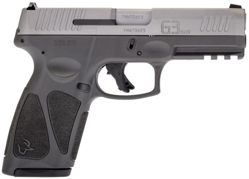 135486.jpg Taurus 1G3B949G15 G3 Full Size Frame 9mm Luger 15+1 4" Matte Stainless Steel Barrel, Matte Serrated Stainless Steel Slide, Gray Polymer Frame w/Picatinny Rail, Gray Polymer Grip, Right Hand