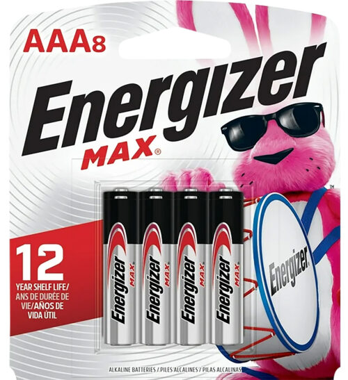 135701.jpg Energizer E92MP8 AAA Max Black/Silver 1.5V Alkaline Qty (8) Single Pack