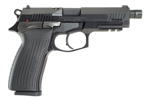 139442.jpg Bersa TPR9MX TPRX Full Size Frame 9mm Luger 17+1, 4.25" Black Steel Threaded Barrel, Matte Black Serrated Steel Slide & Aluminum Frame w/Picatinny Rail, Ambidextrous