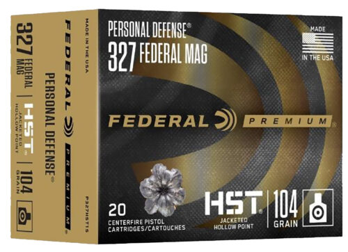 140929.jpg Federal P327HST1S Premium Personal Defense 327FederalMag 104gr Jacketed Hollow Point 20 Per Box/10 Case