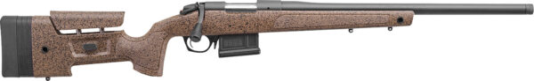 142705.jpg Bergara Rifles B14S354C B-14 HMR 22-250 Rem 5+1 24" Graphite Black Cerakote Barrel, Black Speckled Brown Molded w/Mini-Chassis, Adjustable LOP & Cheek Piece Stock, Right Hand