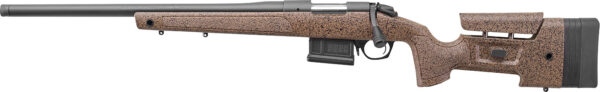 142710.jpg Bergara Rifles B14S354LC B-14 HMR 22-250 Rem 5+1 24" Graphite Black Cerakote Barrel, Black Speckled Brown Molded w/Mini-Chassis, Adjustable LOP & Cheek Piece Stock, Left Hand