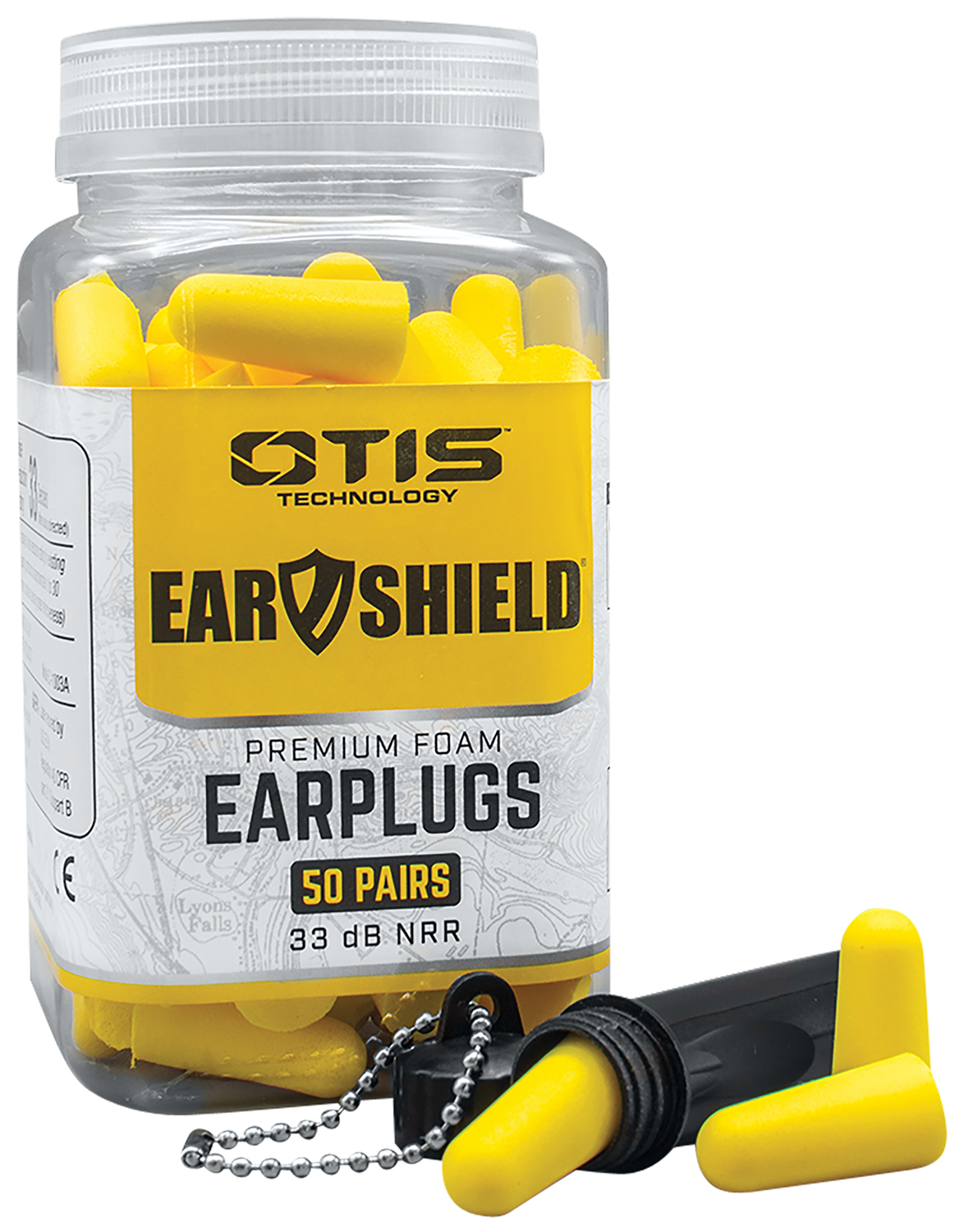 143960.jpg Otis FGESHFPNC50 Ear Shield Premium Earplugs Foam 33 dB In The Ear Yellow 50 Pair