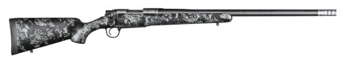 Christensen Arms 8010615500 Ridgeline FFT 300 Win Mag 3+1 22" Carbon Fiber/Threaded Barrel, Stainless Steel, Black with Gray Accents Stock