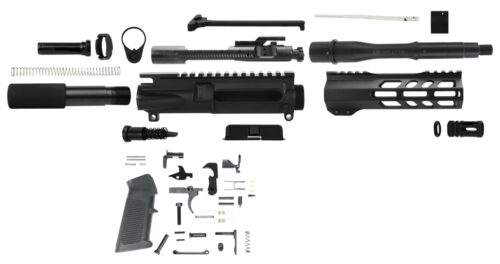 TacFire  AR Build Kit  5.56x45mm NATO 7.50" Barrel Black for AR Platform