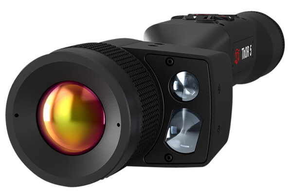 156264.jpg ATN TIWST5335LRF Thor 5 320 LRF Thermal Rifle Scope Black Anodized 5-20x Smart Mil Dot Reticle, Zoom 320x240 12 Microns, 60 fps Resolution