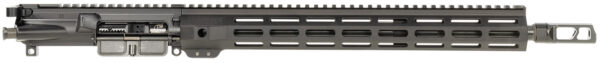 Bushmaster 0040011BLK Bravo Zulu Complete Upper 5.56x45mm NATO 16" CMV Nitride, Black, Flat Top Aluminum Rec, 14" BFI M-LOK Handgaurd, Snake Charmer Muzzle Brake, Mid-Length Gas, Fits AR-15