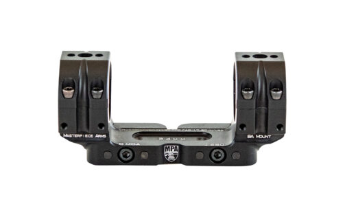 MasterPiece Arms BAMOUNT301125 MPA BA Bolt Action Mount  Black
