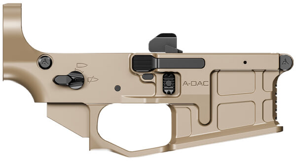 158393.jpg Radian Weapons R0390 A-DAC 15 Lower Receiver FDE, Fully Ambi Controls, Talon 45/90 Safety, Ext. Bolt Catch, Left-Side Mag Release, Right-Side Bolt Release, Enhanced Takedown Pins