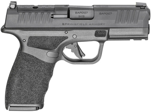 Springfield Armory HCP9379BOSP15 Hellcat Pro OSP Compact 9mm Luger 15+1 3.70" Black Melonite Steel Barrel & Optic Ready/Serrated Slide, Black Polymer Frame w/Picatinny Rail, Textured Grip