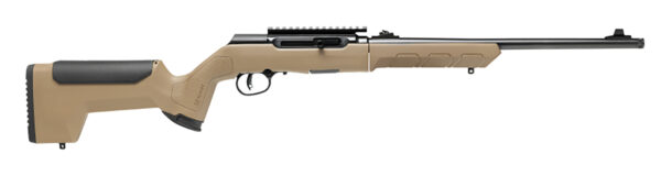 159154.jpg Savage Arms 47262 A22 Takedown Full Size 22 LR 10+1 18" High Luster Button Rifled Barrel, High Luster Drilled & Tapped Carbon Steel Receiver, Flat Dark Earth Takedown Synthetic Stock, Right Hand
