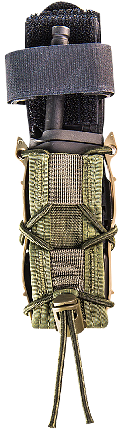 160983 High Speed Gear 11PT00OD TACO Mag Pouch Single, OD Green Nylon, Mounts to MOLLE & 2" Wide Belts