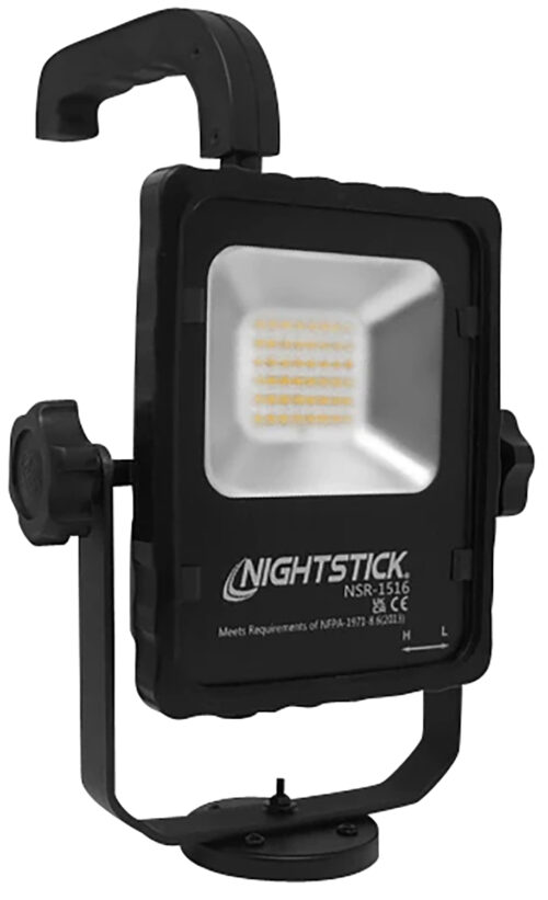 161036.jpg Nightstick NSR1516 Rechargeable LED Scene Light with Magnetic Base Black