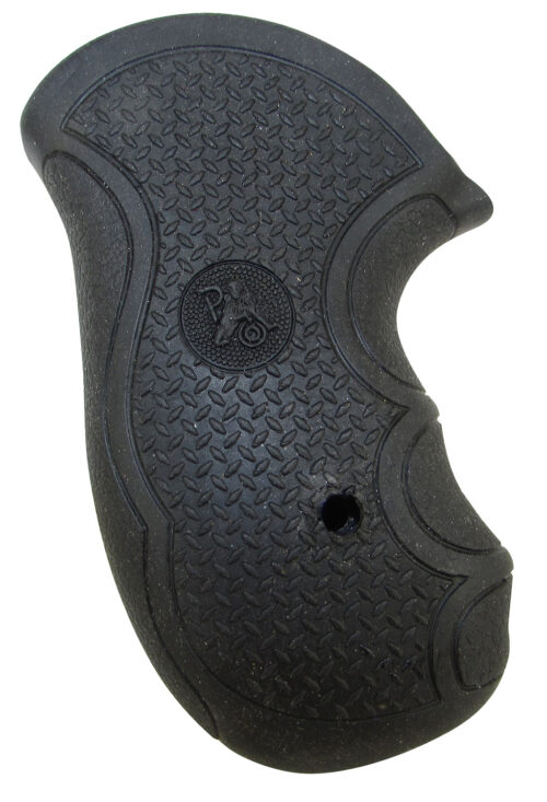 16175.jpg Pachmayr 02483 Diamond Pro Grip Diamond Checkering Black Rubber with Finger Grooves for Ruger SP101