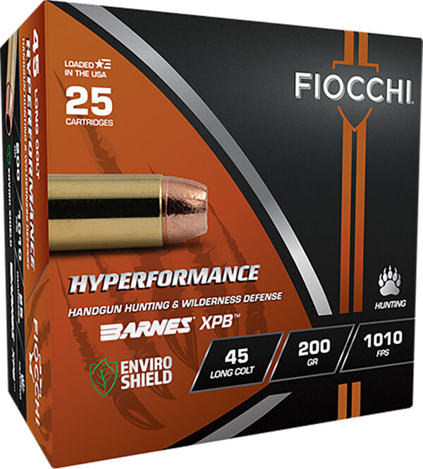 167405.jpg Fiocchi 45LCBA Hyperformance 45Colt 200gr XPB 25 Per Box/8 Case