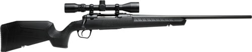 168657.jpg Savage Arms 32010 Axis XP Combo 270 Win 4+1 22" Matte Black Button Rifled Barrel, Matte Black Drilled & Tapped Carbon Steel Receiver, Fixed Sporter Black Synthetic Stock, Weaver 3-9x40mm, Right Hand