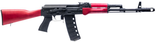 Century Arms RI5042N BFT  5.56x45mm 30+1 16.25" Manganese Phosphate Steel Barrel, Manganese Phosphate Optic Ready Steel Receiver, Matte Red Wood Stock, Black Polymer Grip