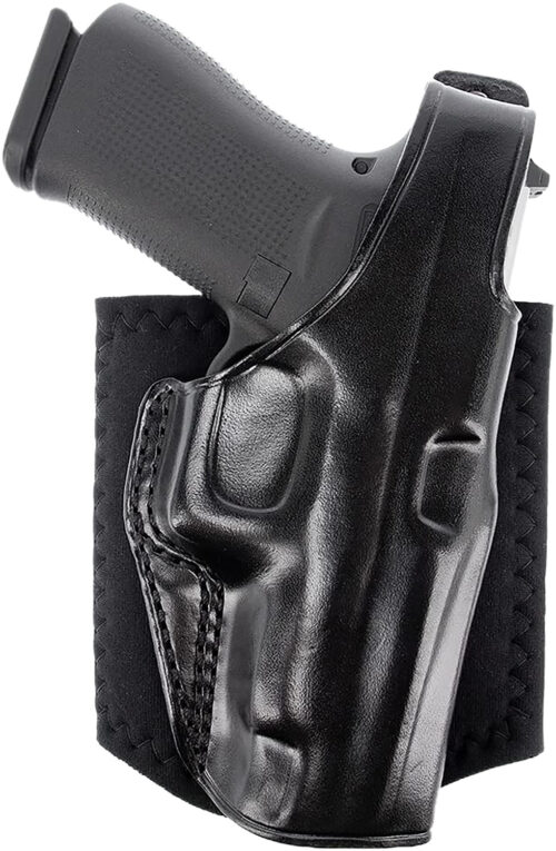 171527 Galco AG800RB Ankle Glove Holster Black Neoprene Compatible w/ Glock 43 Right