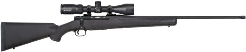 Mossberg 28246 Patriot w/Optic 450 Bushmaster 4+1 20" Matte Blued Threaded Barrel, Matte Blued Drilled & Tapped Receiver, Fixed Black Synthetic Stock, Vortex Crossfire II 3-9x40mm