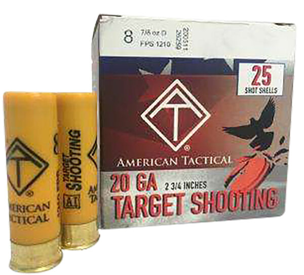 175069.jpg ATI Target Load 20Gauge 2.75" 7/8oz 8Shot 25 Per Box/10 Case