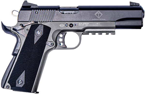 177758.jpg ATI GERG1911ADOPGR GSG 1911 22 LR 10+1 5" Black Steel Barrel, Black Parkerized Serrated Slide, Gray Polymer Grip