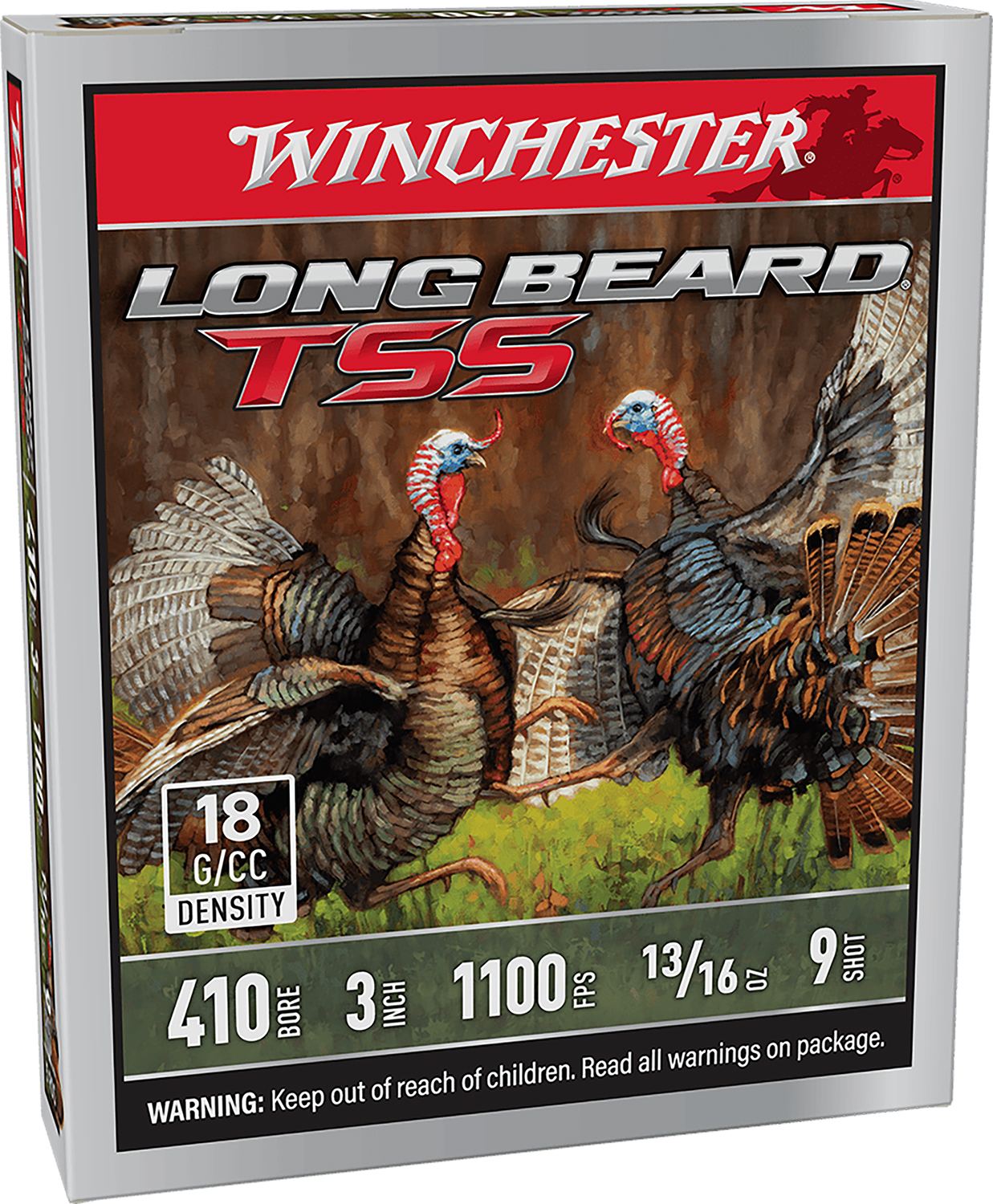 178152.jpg Winchester Ammo LBTSS4139 Long Beard TSS 410Bore 3" 13/16oz Tungsten 9Shot 5 Per Box/20 Case