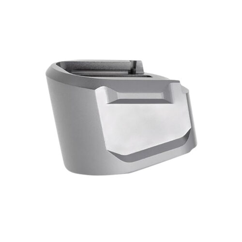 Tyrant CNC TDECHEMAGEX17GREY  Magazine Extension 9mm Fits Springfield Echelon 5rd Grey Aluminum