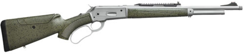178498.jpg Davide Pedersoli 010G732457 Boarbuster Guidemaster-X 45-70 Gov 5+1 19" Silver Cerakote Threaded Barrel & Receiver w/Picatinny Rail, Green Adj Cheek Riser Synthetic Stock