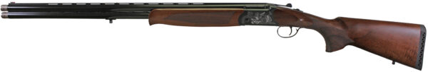 179453.jpg Iver Johnson Arms IJ600410LW28B IJ600 Lightweight 410 Gauge Break Open 3" 2rd 28" Black Over/Under Vent Rib Barrel, Engraved Aluminum Receiver, Fixed Walnut Wood Stock, Includes 5 Chokes