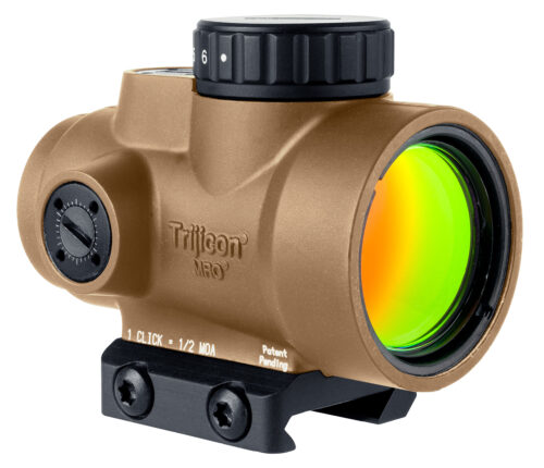 Trijicon 2200347 MRO SD  Coyote Tan 1x25mm 2 MOA Green Dot Reticle Low Mount