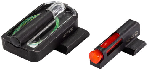180181.jpg HiViz RGMFD21 FastDot H3 Red/Fiber Optic Green Tritium Black Frame Fits Ruger Max-9