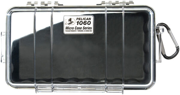 181079.jpg Pelican 1060025100 Micro Case Black/Clear Polycarbonate 9.88" Long
